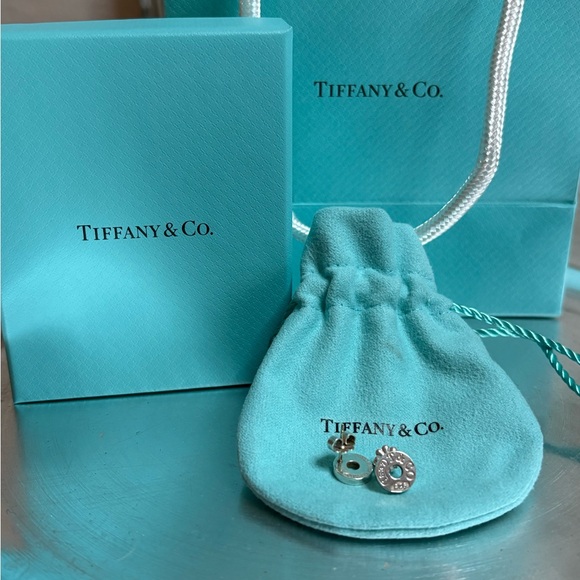 Tiffany & Co. 1837 Silver Earrings - Picture 6 of 6